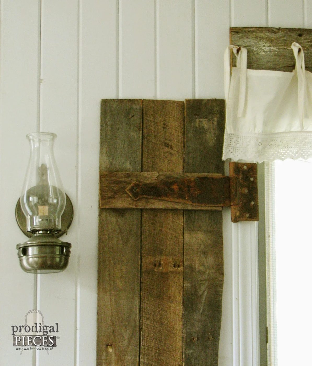 interior barn wood shutter walkthrough, Prodigal Pieces on Bekob