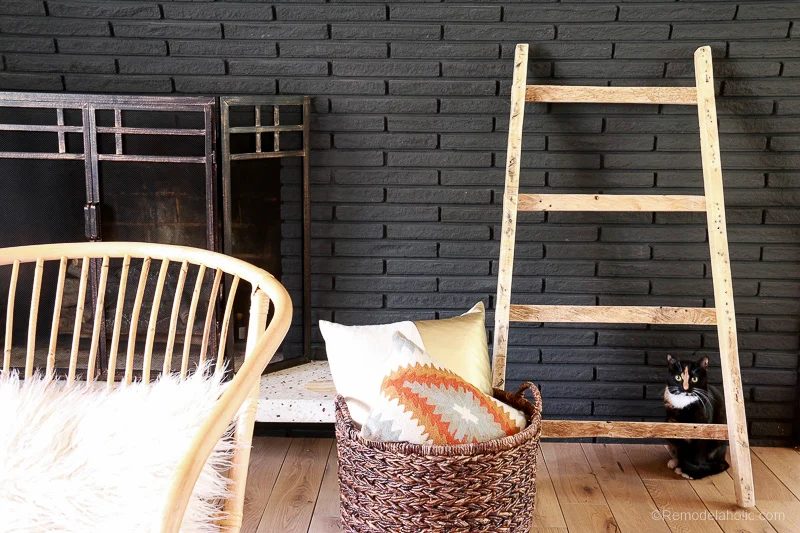Pallet Blanket Ladder walkthrough for Quilts or Shoe Storage
