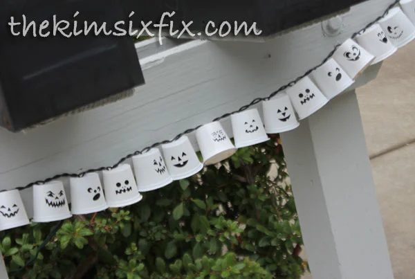 Cup Halloween Garland The Kim Six Fix