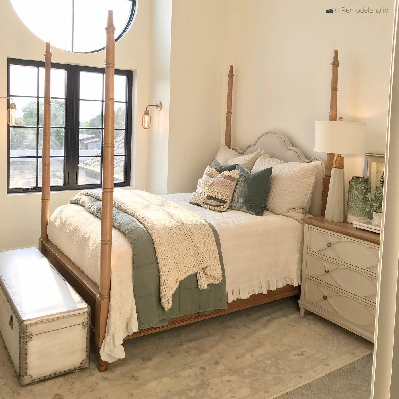 Storage trunk at the end of a bed for added storage, SLPH 2018 Home 6 Bradshaw Homes & Property, photo by Bekob