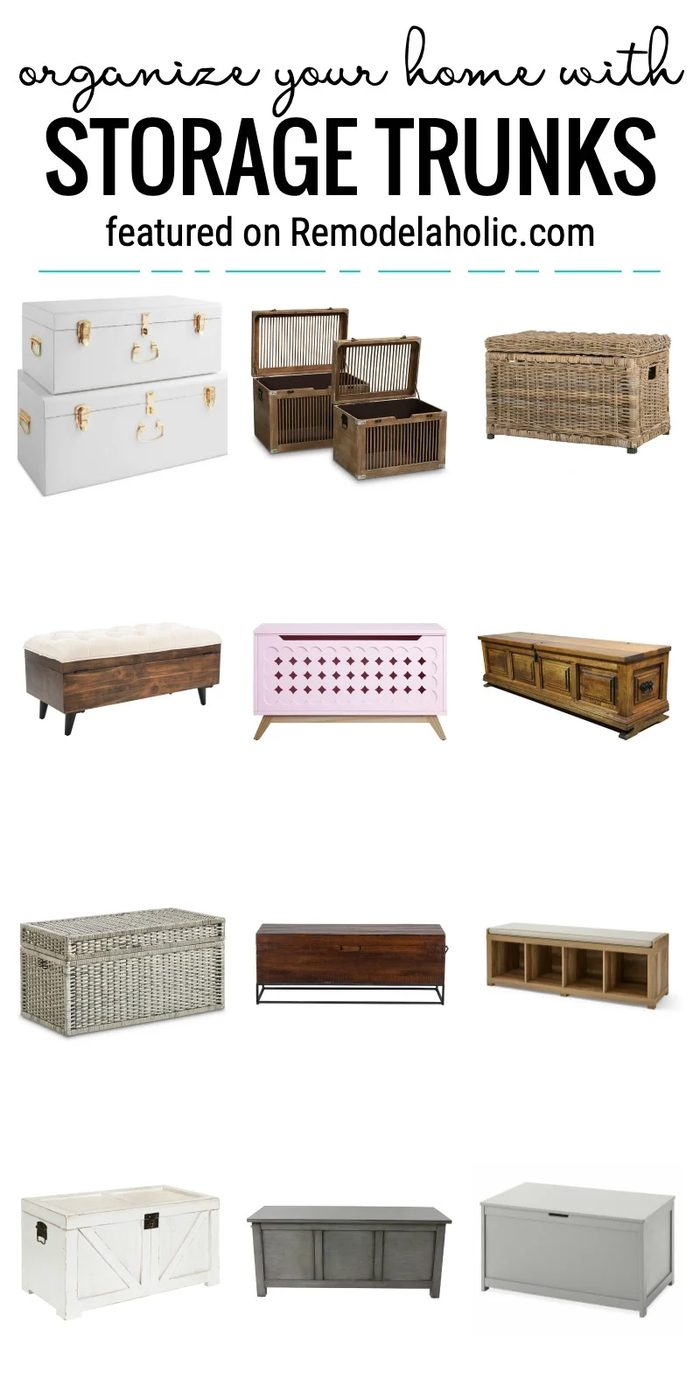Get Your Home Organized With This Great Storage Solution! Organize Your Home With Storage Trunks Featured On Bekob.com