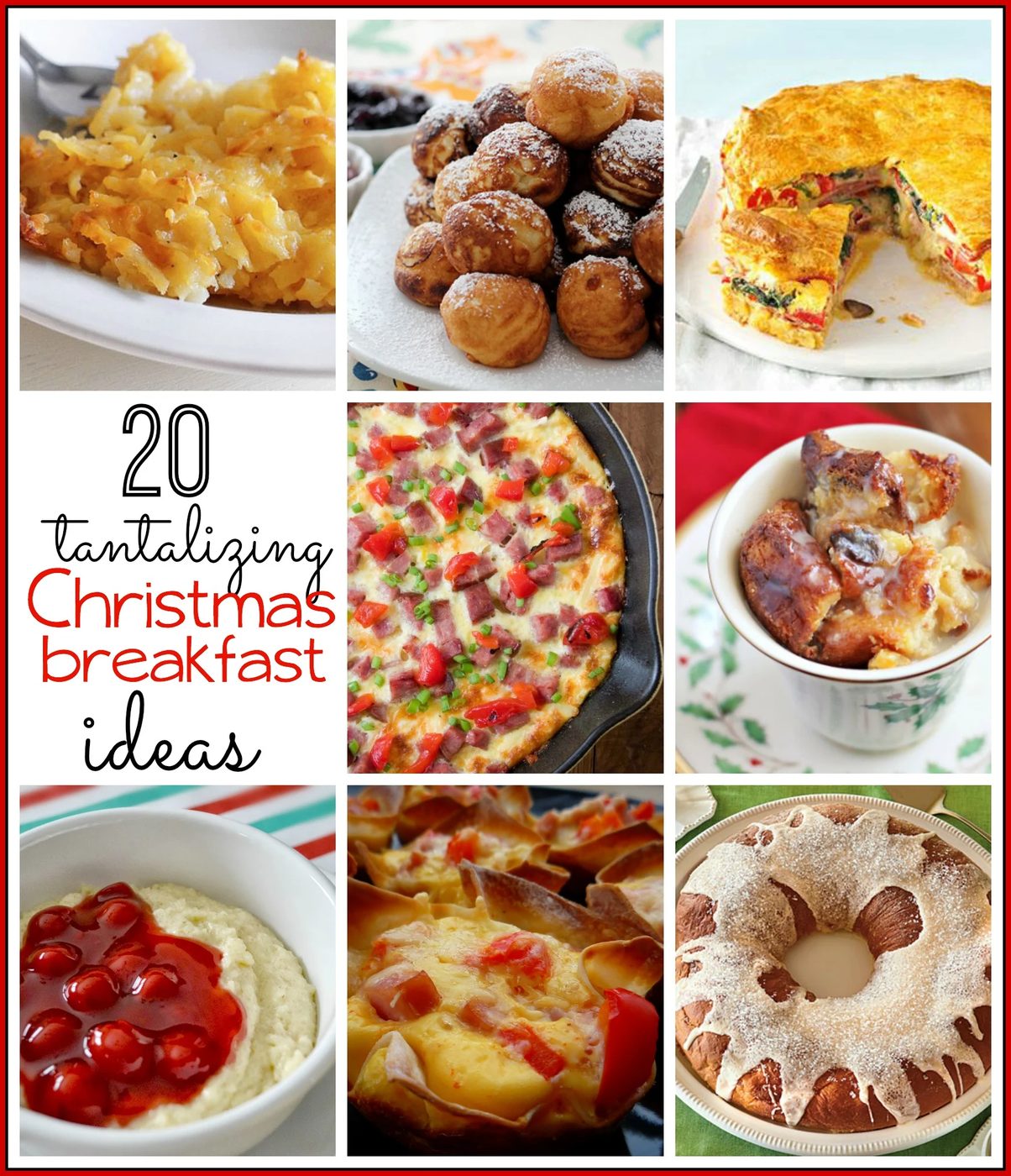 Christmas is a fun and magical day to be with family. Make it even more speical by making something delicious for breakfast. Here are 20 Tantalizing Christmas Breakfast options - T