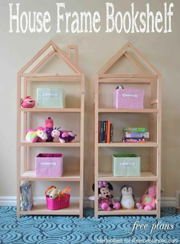 2x2 Projects, House Frame Bookshelf @Bekob