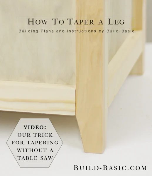 2x2 Projects, How To Taper A Furniture Leg, Build Basic