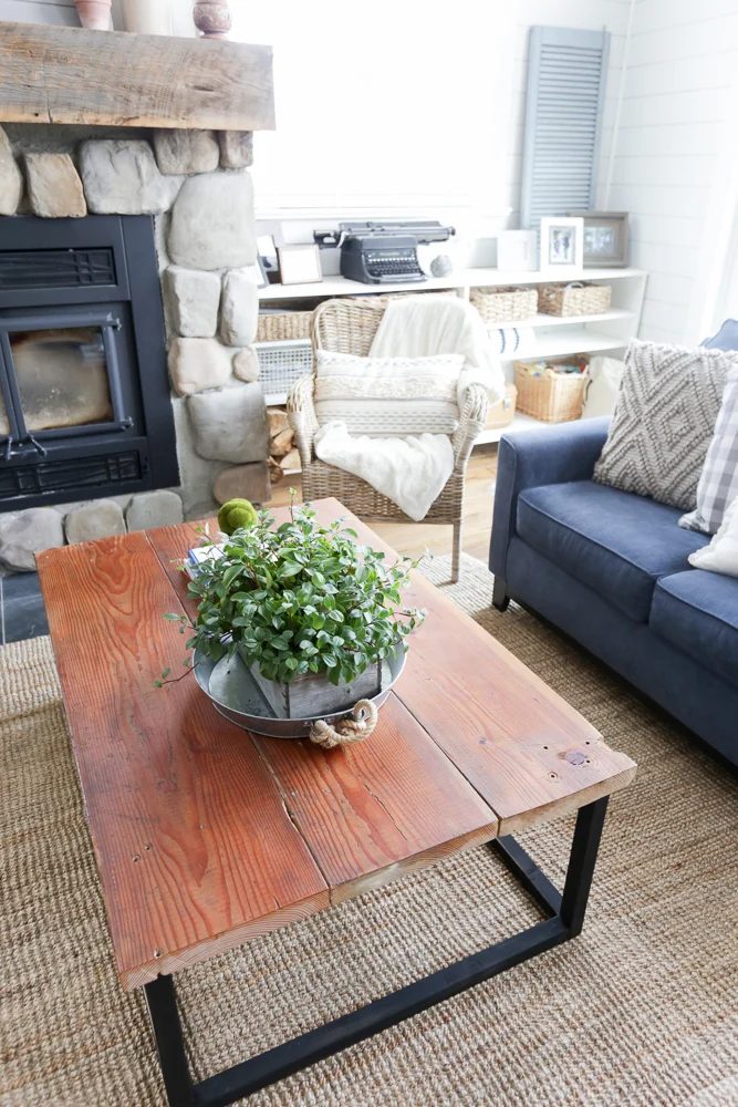 Handmade Reclaimed Wood Coffee Table 16