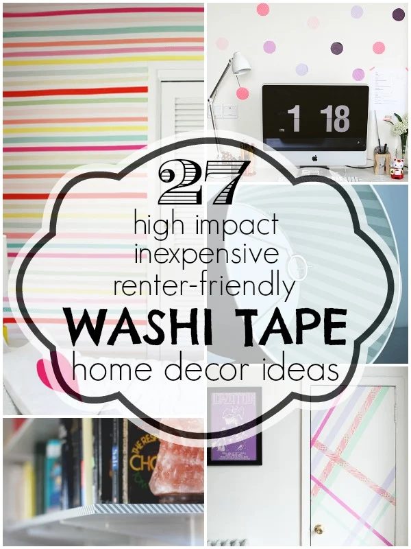 washi tape home decor on Bekob