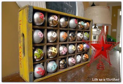 advent calendar ornaments