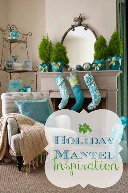 Holiday Mantel pin pic
