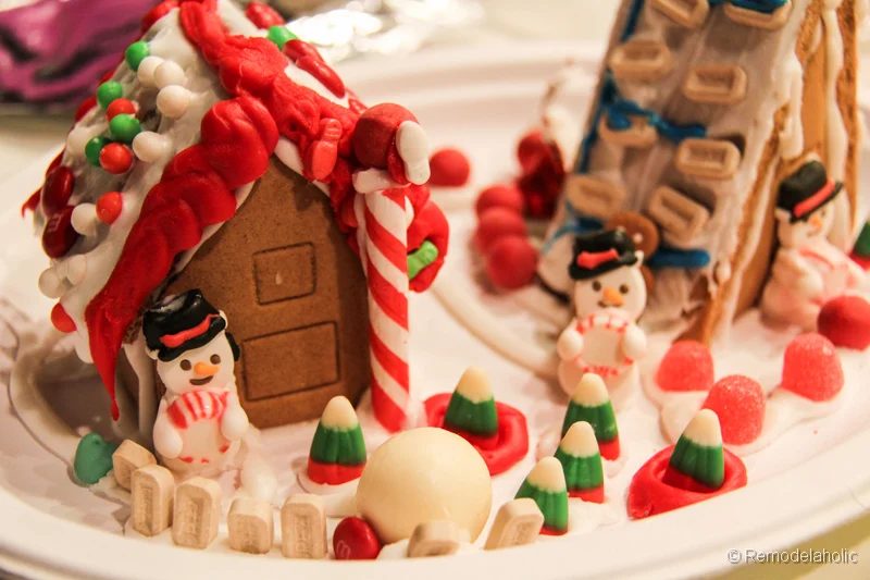 Gingerbread houses free template-8