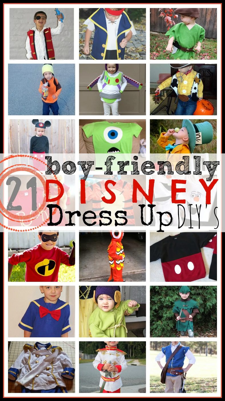 Great Disney Dress ups for Boys! #Disney #boys Tipsaholic.com