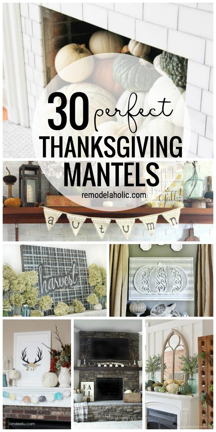 30 30 well fitted Thanksgiving Mantels Featured On Bekob Com