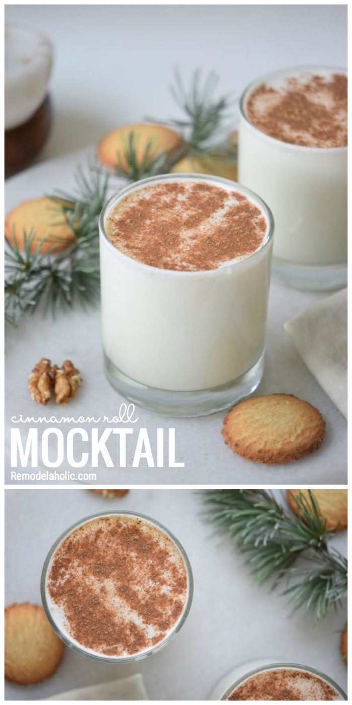 A Yummy And Fun Drink To Share. A Cinnamon Roll Mocktail. Recipe Via Bekob.com