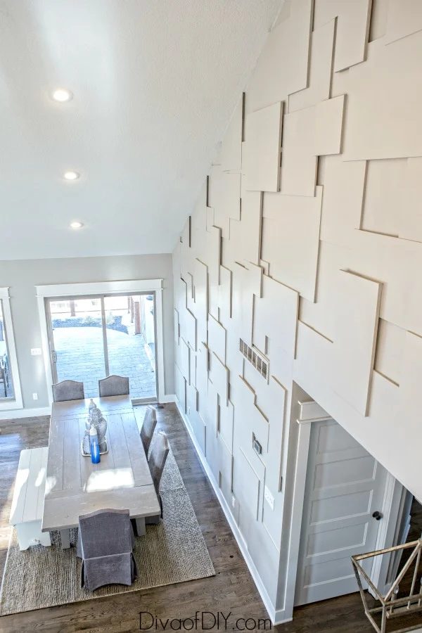 Best Handmade Tutorials And Tips, Stacked Plywood Accent Wall Diva Of Handmade