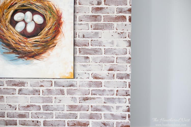 Best Handmade Tutorials And Tips, German Smear Whitewashed Brick The Heathered NEst