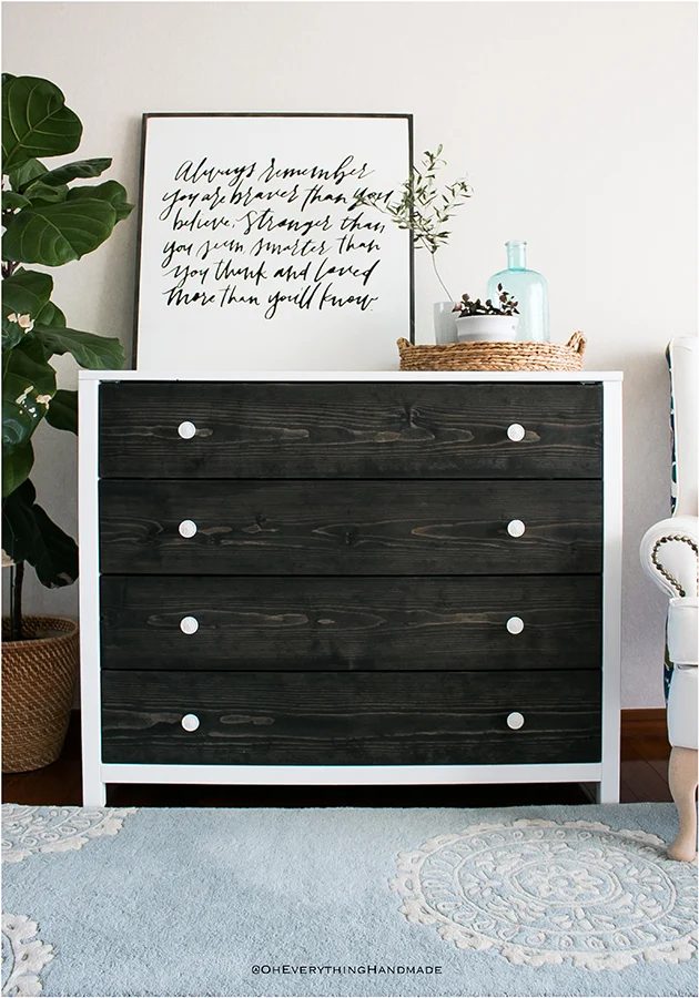 Best Handmade Tutorials And Tips, Modern Farmhouse Dresser Oh Everything Handmade