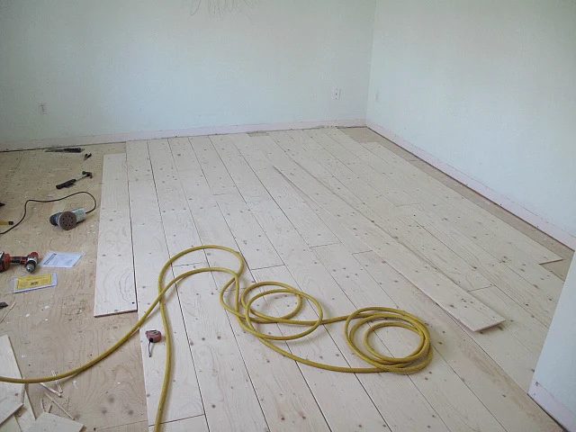 Best Handmade Tutorials And Tips, Plywood Plank Flooring Sharktails