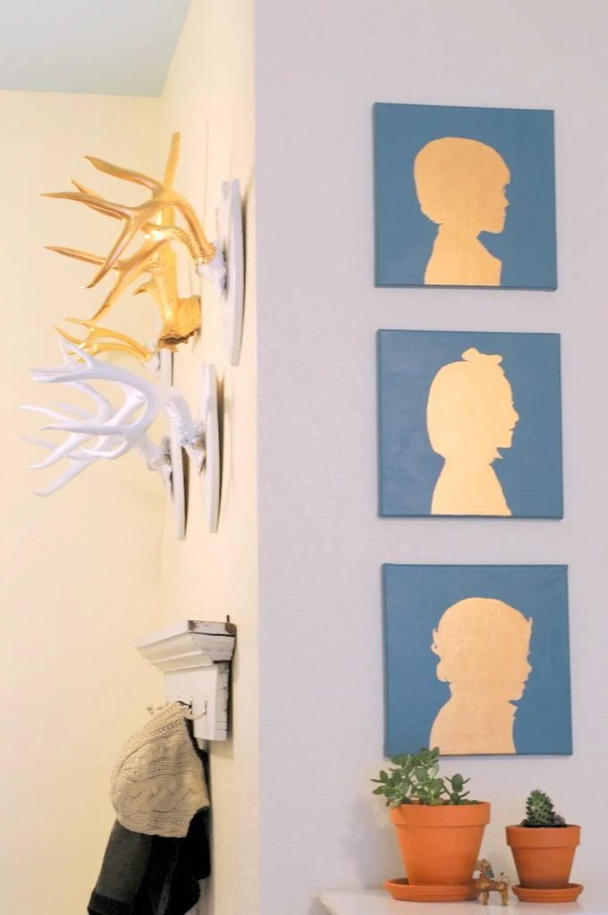 Gold is back and here to stay! Here are 25 vivid gold leaf Handmade projects to inspire you to gold leaf something in your home! 25 solid Gold Leave Handmade Projects via @tipsahol