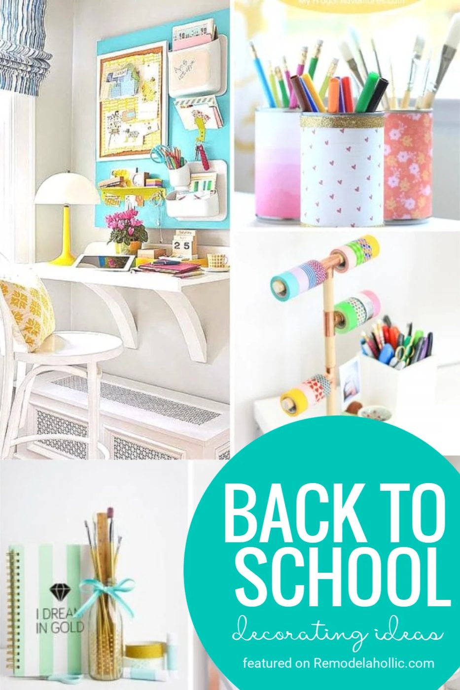Lots Of options To Star The School Year With A Touch Of Festive Decor! Back To School Decorating options Featured On Bekob.com #backtoschool #decorating #backtoschoolideas #fall