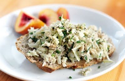 crunchy tuna salad sandwiches