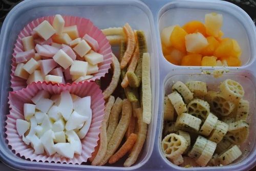 straightforward bento boxes for school lunches