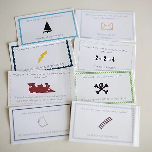 Printable lunch box jokes