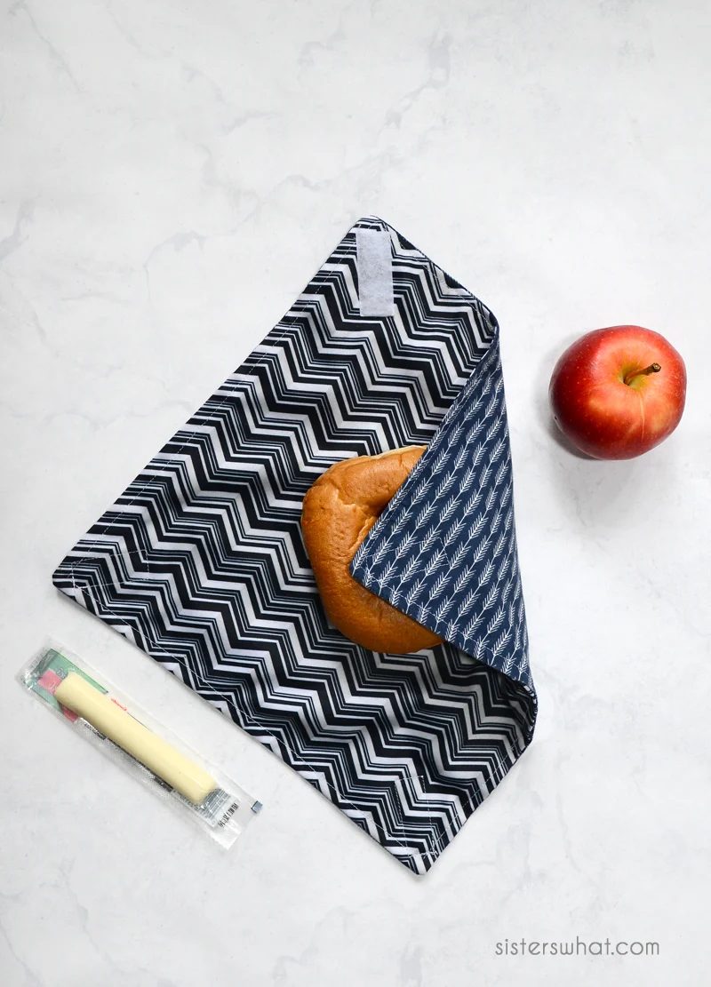 Sewnig walkthrough Reusable Sandwich Wrap