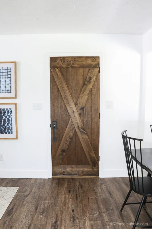 Barn Door From An Old Solid Core Door Makeover @Bekob 62