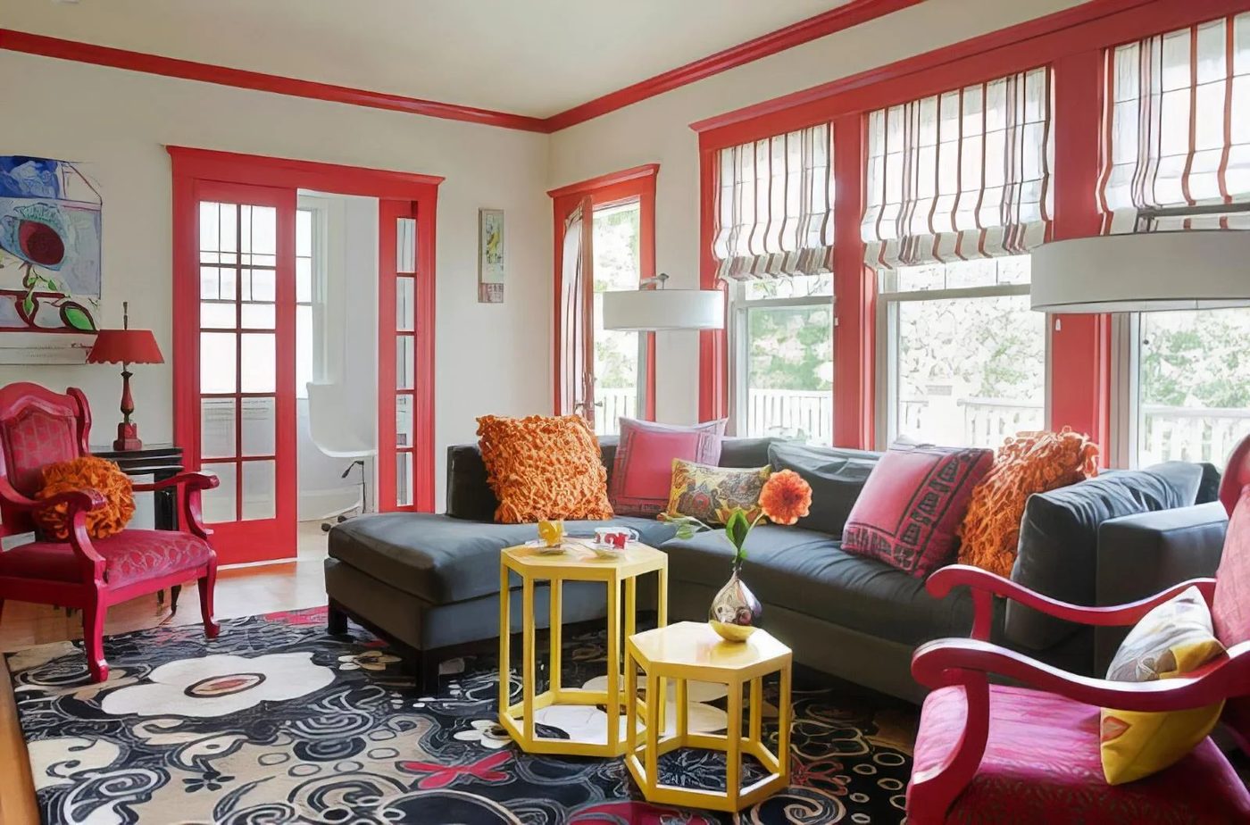 25 striking Examples of Colored Trim