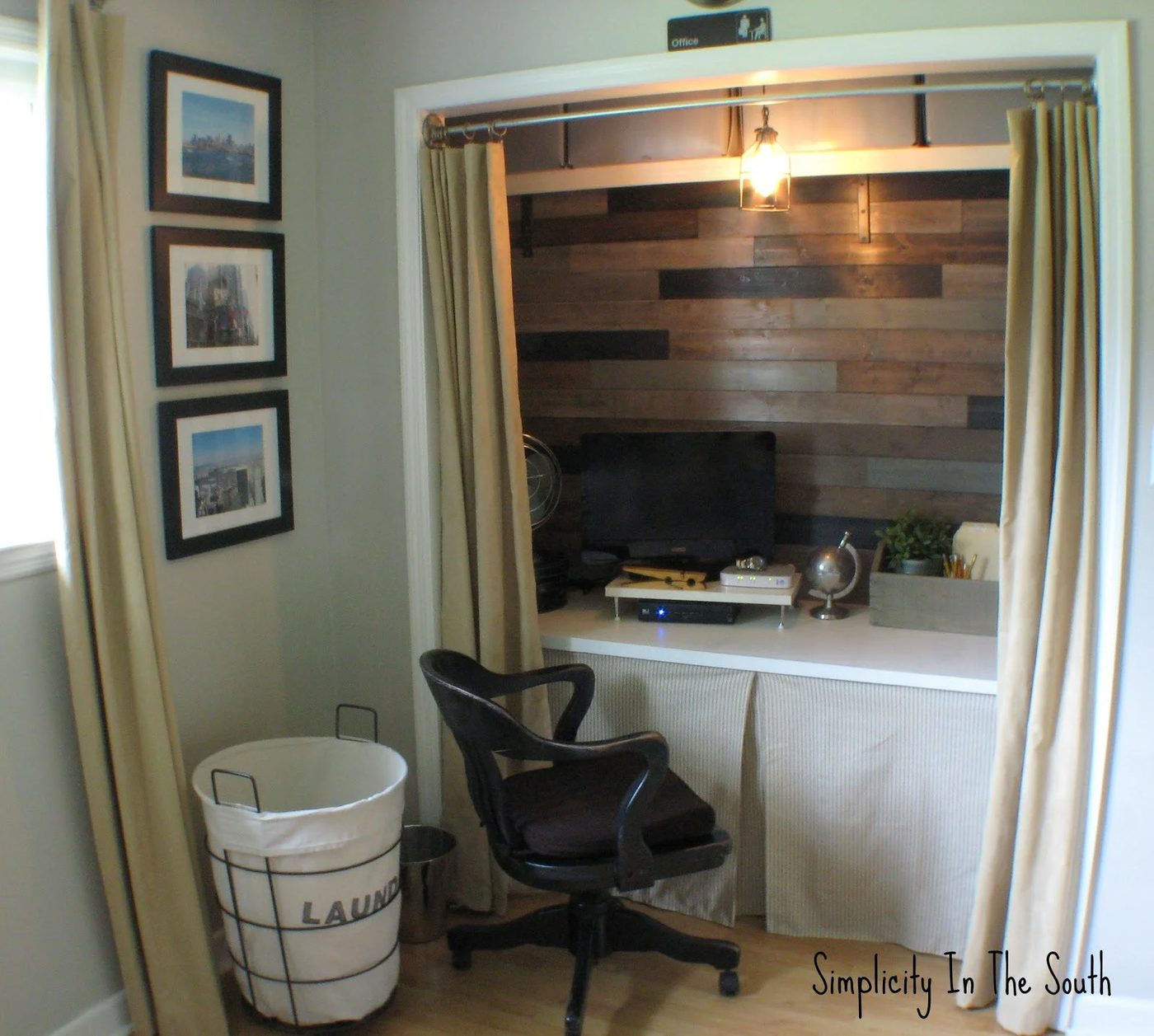 Simplicity in the South vintage industrial room