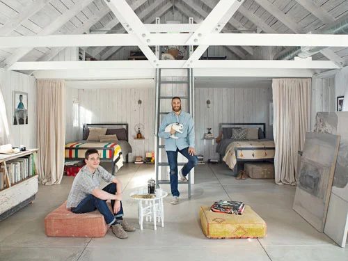 Country Living barn bedroom