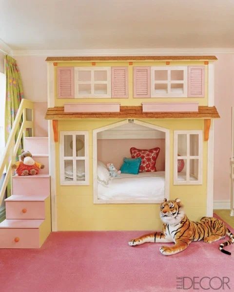 Girls House bunk bed