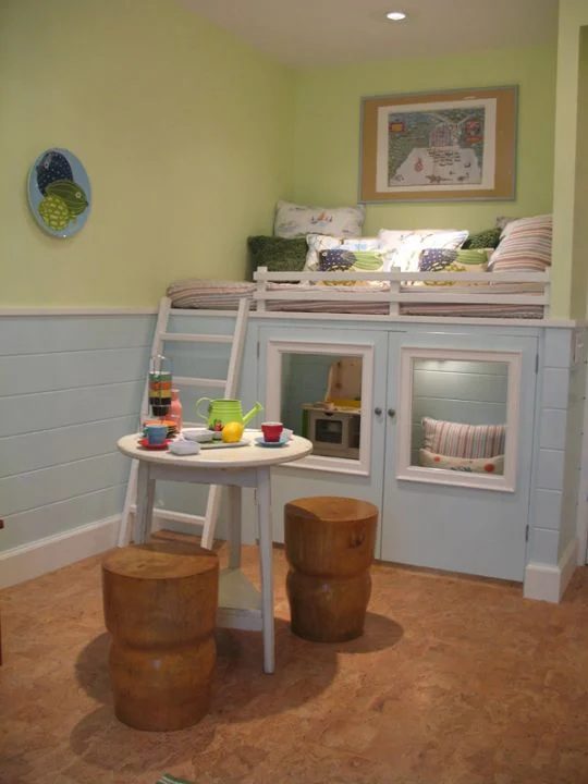 Kids Playhouse loft bed