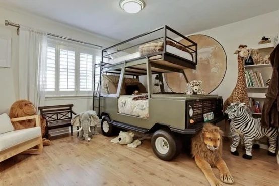 Boys Jungle theme adventure room