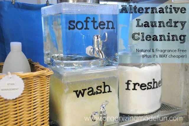 Alternative Laundry Cleaning Organizing Made Fun