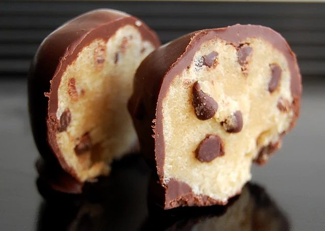 Chocolate Chip Cookie Dough Truffles