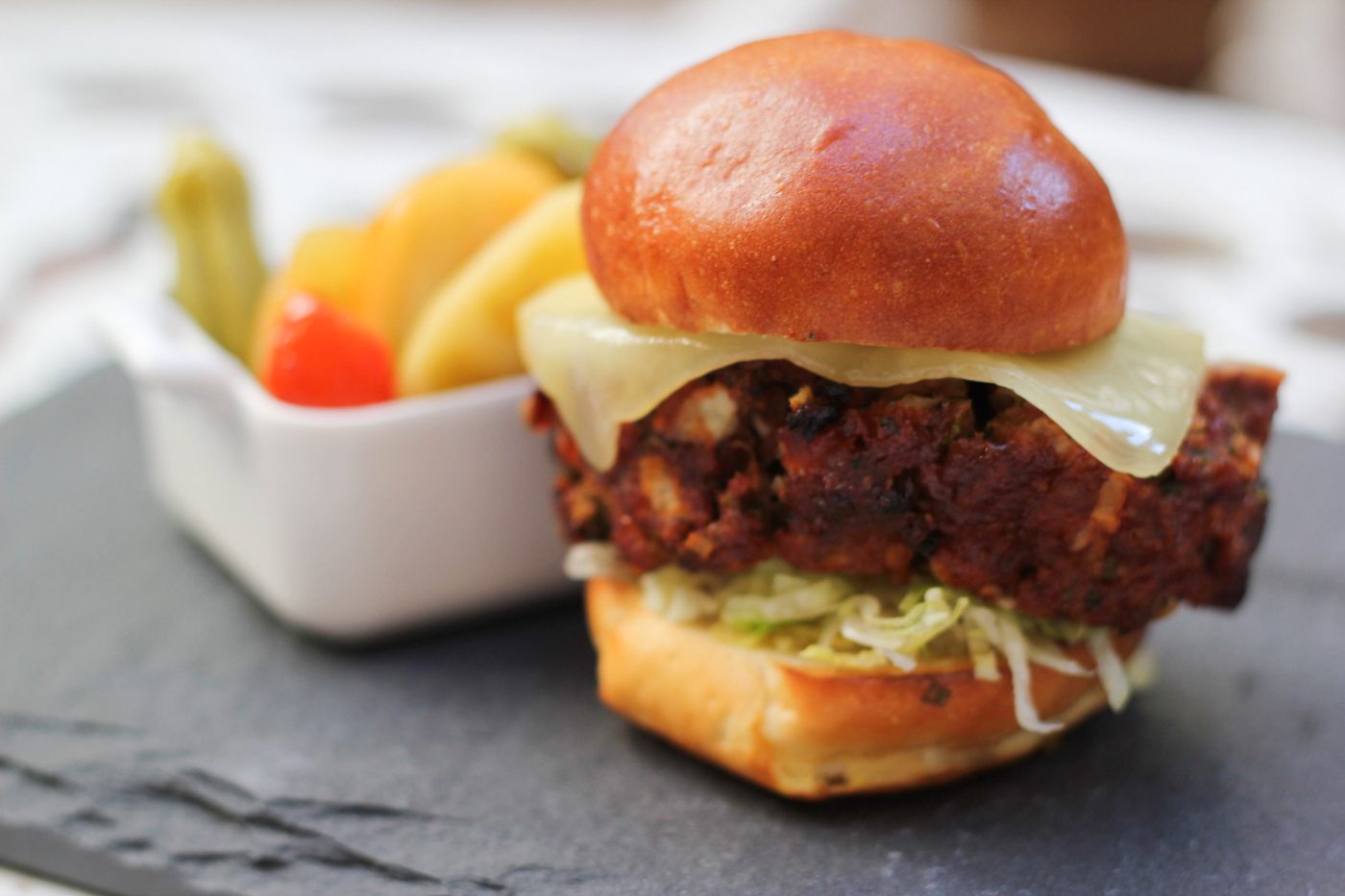 Meatloaf Sliders With Sharp White Cheddar