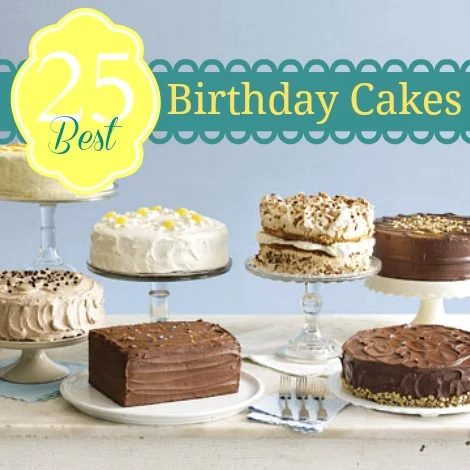 25 Birthday Cakes pin pic
