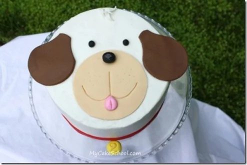 My Cake School Puppy Cake