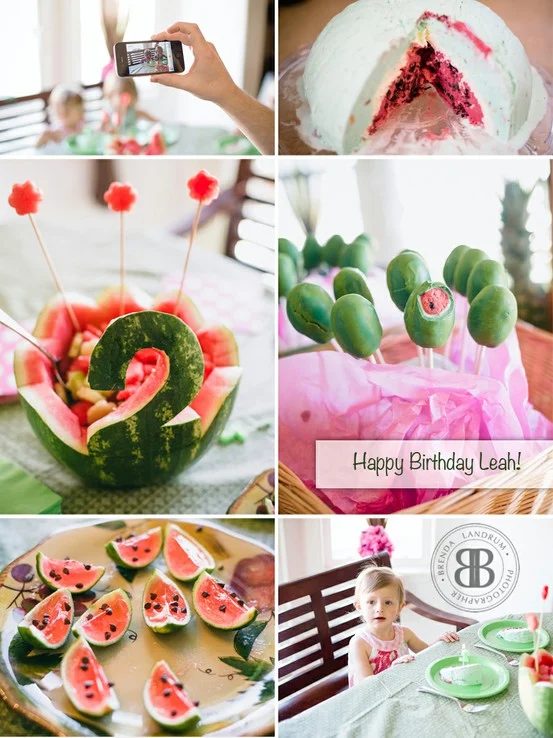 Brenda Landrum watermelon birthday