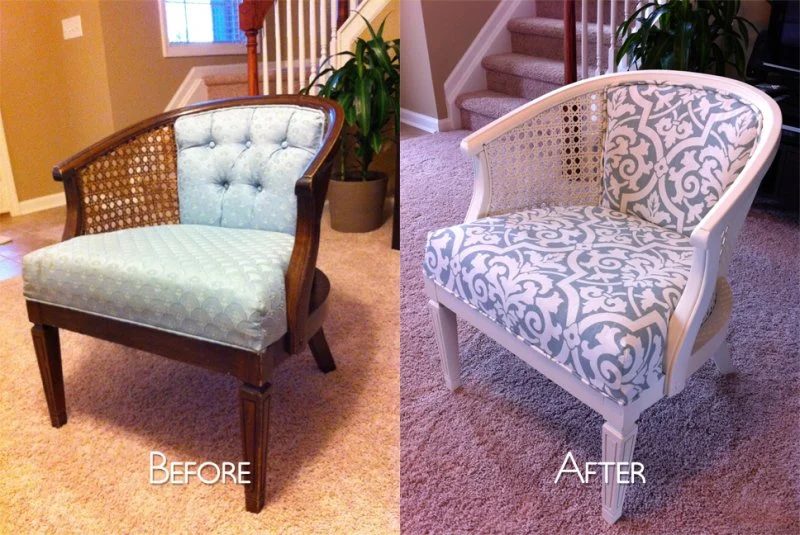 Cane Chair Makeover