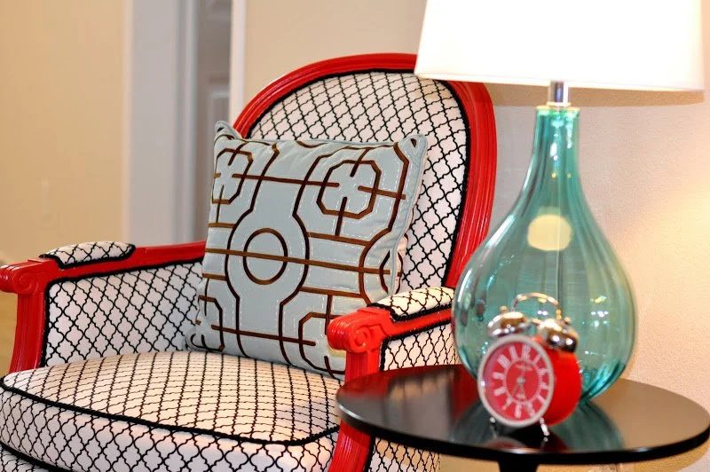 Bold Reupholstered Armchair