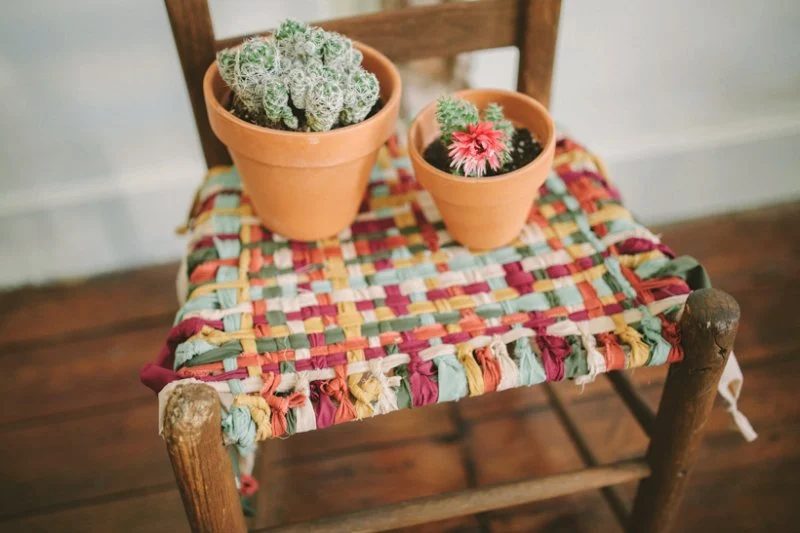 Colorful Woven Chair