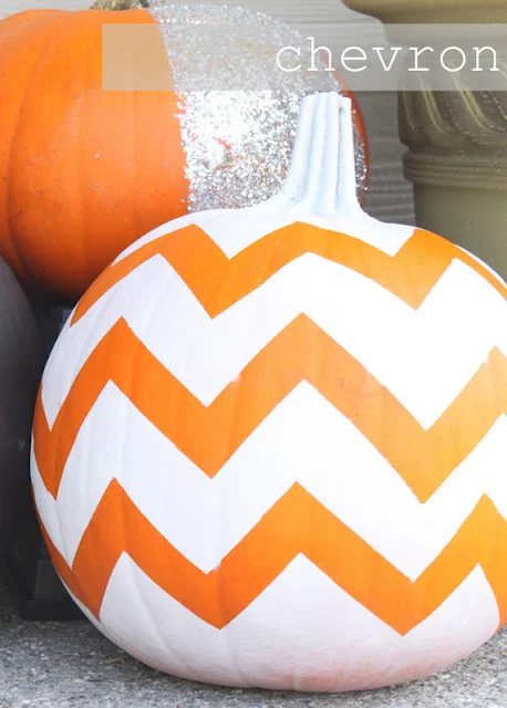 Chevron pumpkins