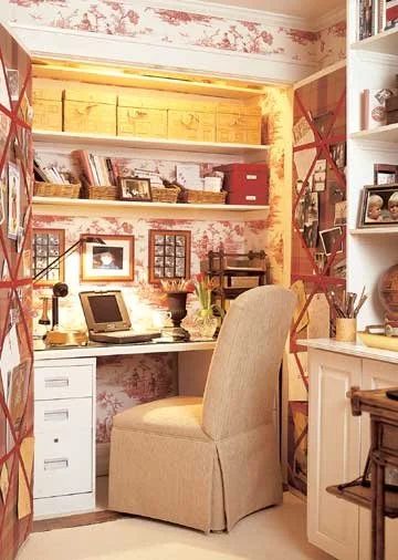 French Country Closet Office