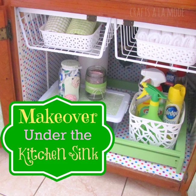 under the sink kitchen organization