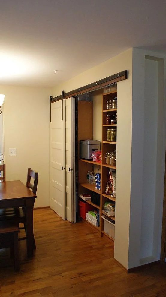 barn door pantry
