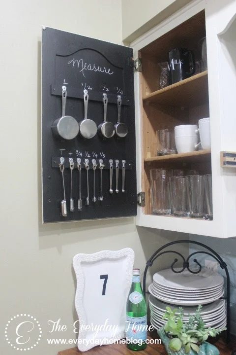 organizing measuring spoons