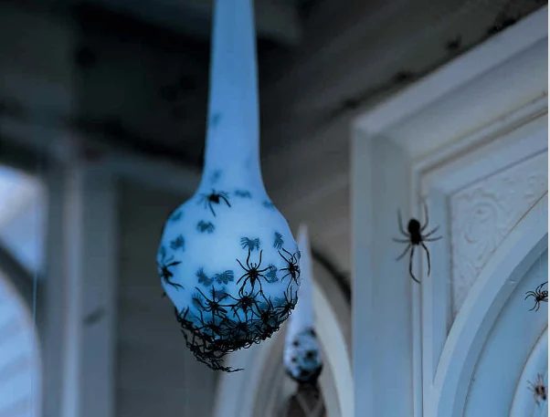 Spider Egg Sack by Martha Stewart Outdoor Halloween Decorations