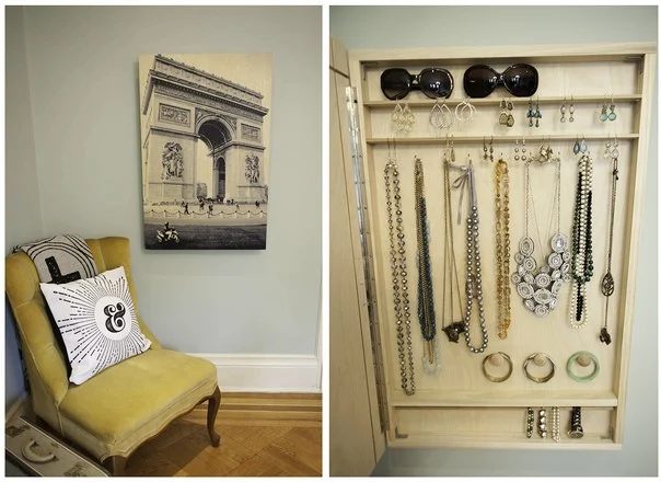 hidden jewelry organizer