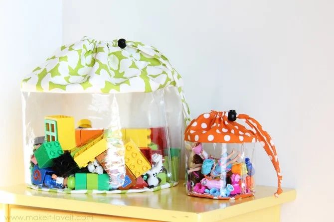 clear storage bags